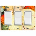 thumbnail image 1 of Metal Light Switch Plate Cover Nature Butterfly Scripture Damask Beige BUT034, 1 of 13