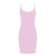 thumbnail image 2 of Birdeem Robe d'Été Femme Couleur Unie Mode Aguichant Col Licou, 2 of 6