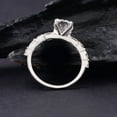 thumbnail image 5 of Cora Jewellery 2TCW Oval Moissanite Engagement Ring For Women, 14K Yellow Gold, 5 of 6