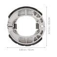 thumbnail image 2 of FUTUREORYY 1 Pair Front Rear Brake Shoes Assorted Color for Motorcycle Braking Situations, 2 of 8