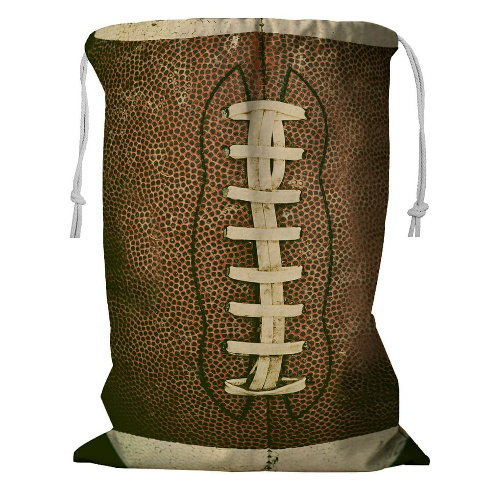 ECZJNT retro american football Storage Basket Laundry Bag with