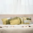 thumbnail image 6 of Ambesonne Throw Pillow Cover 4 Pack, , 24", Fawn Pale Khaki and Mustard, 6 of 7