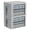 Light Grey, variant on Clothes Storage Bins Box - Foldable Stackable Container Organizer Set with Clear Window & Carry Handles & Metal Frame