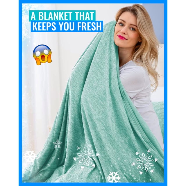 ChillSilk - Silk Cooling Blanket (78x90 Inches) (Gray)