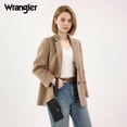 thumbnail image 2 of Wrangler Womens Wallet Small Rfid Blocking Wristlet Wallets Cute Bifold Ladies Wallet with Zipper Pocket, Black, 2 of 6