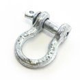 thumbnail image 2 of Red Hound Auto 1 Galvanized Steel Bow Shackle & Screw Pin Anchor 1/4 Inch Rigging WLL 1000 lbs, 2 of 5