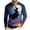 Purple, variant on Dwelliawo Halloween Shirts for Men Pumpkin Spider Print Henley Vintage Shirt Bat Quick Dry Graphic Long Sleeve Funny Horror Costumes Saffron S