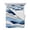 Blue, variant on Quilts Twin Size Bedding Set, Blue White Ombre Lightweight Quilted Comforter, Modern Geometric Moire Abstract Art Soft Reversible Bedspread Coverlet with Pillow Covers for All Season, 68" x 86"