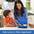 thumbnail image 7 of Bento Lunch Box, 6 Compartments BPA Free Bento, Lunch Containers, Dishwasher Safe,Snack Lunch Box, Ideal Portion Sizes on-the-Go Meal(Blue), 7 of 7