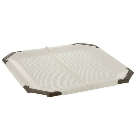 Richell Paw Trax Mesh Potty Holder in Brown, Training Tray for Dogs