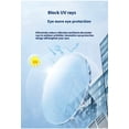 thumbnail image 5 of Mens Square Sunglasses UV400 Protection Fashion Toad Glasses Full Frame PC Lens Retro Eyewear Driving Outdoor Versatile, 5 of 6