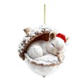 thumbnail image 1 of Adornos de animales del bosque en forma de bellota 2D, criaturas del bosque para amantes de los animales., 1 of 7