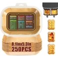 thumbnail image 1 of 250PCS Air Fryer Liners,Air Fryer Accessories for Ninja Foodi Dual Air Fryer DZ201/DZ401 (250PCS Rectangle 8.1 x 5.3 inch), 1 of 8