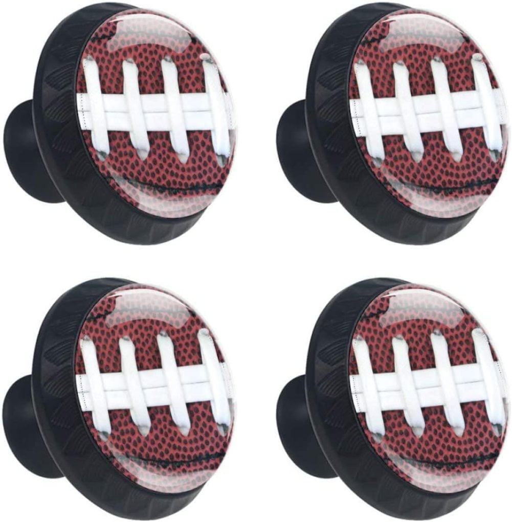 RovKeav Football Laces Drawer Pulls Handles Dressing Table