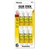 BAZIC Glue Stick 8g/0.28Oz, White Glue Sticks, Acid Free (6/Pack), 1-Pack