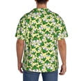 thumbnail image 3 of Sikiie Cartoon Frogs Men's Cuban Shirt, Hawaiian Shirts, Business Casual Button Down Shirts, Short Sleeve Shirt-3X-Large, 3 of 5