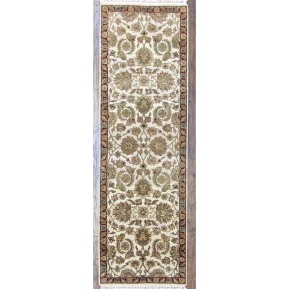 Wahi Rugs Hand Knotted Jaipur Kashan 2'6"x8'0" -w422