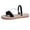 Black, variant on Anuirheih Slip on Sandals Women,Women's Breathable Non-slip Casual Sandals Ladies Footwear Flat Beach Shoes(Black)
