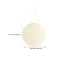 thumbnail image 2 of CIMAXIC 12pcs Beige Blank Wooden Discs Plaques for Crafts, Painting, Decorating, and Projects, 2 of 8