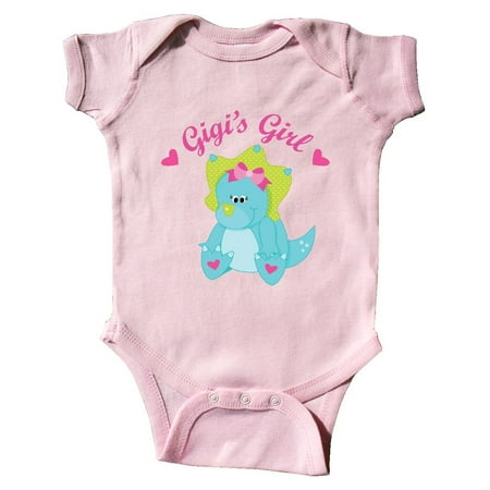 

Inktastic Gigi s Girl dinosaur Gift Baby Girl Bodysuit