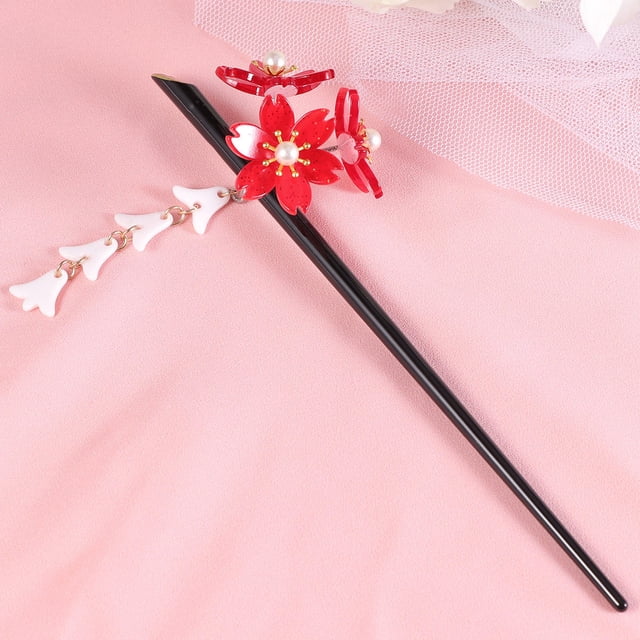 UPGRATOR Pinza Para Con Flor De Cerezo Acrílica Multicolor Para Mujer