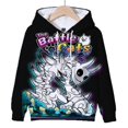 thumbnail image 5 of Sudadera con capucha del juego de dibujos animados The Battle Cats para niños, ropa de abrigo informal para niños, sudaderas para niñas kawaii, camisetas tipo pulóver, sudadera, 5 of 5