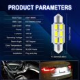 thumbnail image 2 of 4 Uds C5w led 36mm 5630 SMD 6 LED ampolla lámpara D? me adorno C5w Led DC 12V blanco Voiture, 2 of 5