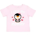 thumbnail image 3 of Inktastic I Love My Mommy with Cute Penguin and Hearts Girls Toddler T-Shirt, 3 of 5
