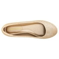 thumbnail image 5 of BURUDANI Women's Ballerina Walking Flats Shoes GOLD/GLITTER Size 6, 5 of 6
