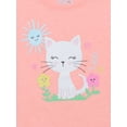 thumbnail image 2 of Garanimals Toddler Girls Graphic Tee with Short Sleeves, Sizes 18M-5T, 2 of 3