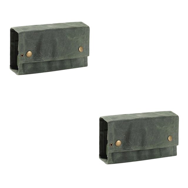 Sonducket Bolsa de almacenamiento plegable para botellas de especias, tarro para condimentos, pícnic portátil, barbacoa, senderismo, ejercito verde 2piezas