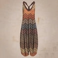 thumbnail image 2 of DPTALR Combishort Décontracté Boho Imprimé pour Femmes Combinaison Longue Sans Bretelles Sans Manches, 2 of 4