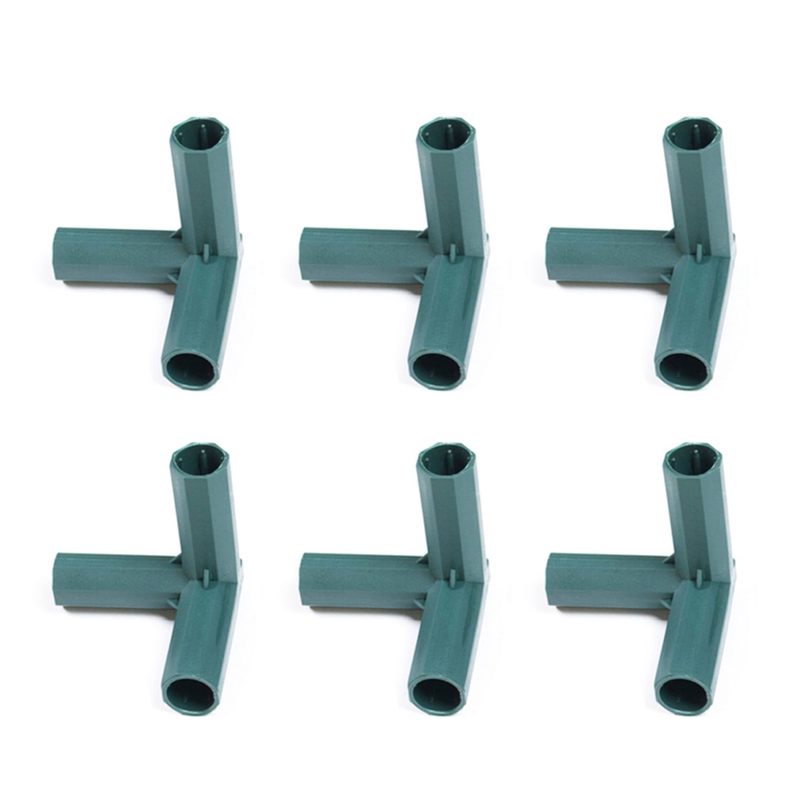 4x Climb Plant Structure Connectors Frame-Pole Joiner Joint Greenhouse Brackets 