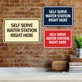 thumbnail image 4 of Signs ByLITA Classic Framed Self Serve Water Station Right Here Sign (Brushed Gold) - Large, 4 of 8