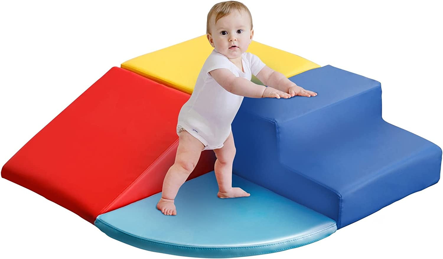 Linor Foam Climbing Blocks for Toddlers, 4Pcs Climbing Toys for