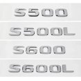 thumbnail image 2 of ZWP ABS S500 S500L S600 S600L Trunk Rear Logo Badge Emblem Sticker Compatible With Mercedes Benz S Class W126 W140 W220 W221 W222 C217, 2 of 2