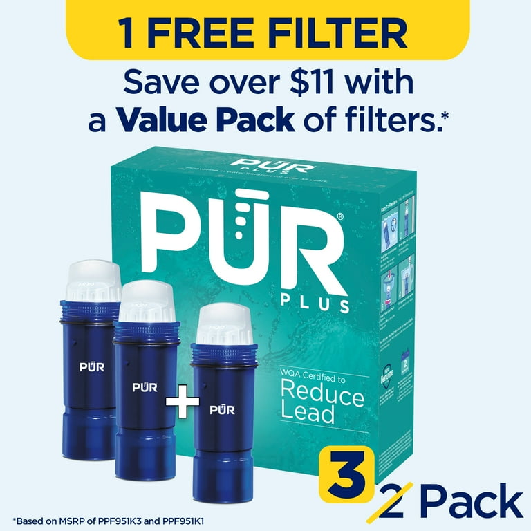 PUR PLUS Lead Reduction Water Pitcher & Dispenser