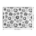 Area Rugs For Living Room Decor silver Gear Pattern Soft Anti Slip