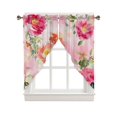 thumbnail image 1 of Cenefa de ventana CAPSCEOLL Pink Poney de poliéster para cocina, 1 of 6