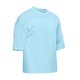 thumbnail image 1 of Blusa de Manga Corta Casual Color Sólido Cuello Malla Respirable de Manga Corta de Cuello Redondo Blusa, 95% Algodón 5% Poliéster, 1 of 2