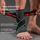 thumbnail image 4 of Guardurnaity Mujeres Hombres Montañismo Baloncesto Pelota de tenis Tobilleras Brace Tobilleras Nylon Tight Fit Correa Equipo al aire libre Suministros Protección de la piel Negro 2XL/3XL Guardurnaity CE013998-03, 4 of 6