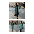 thumbnail image 2 of Winter Jackets for Women Clearance Women's Fashion Winter Long Coat Hooded Keep Warm Cotton Long Sleeve Self-cultivation, 2 of 3