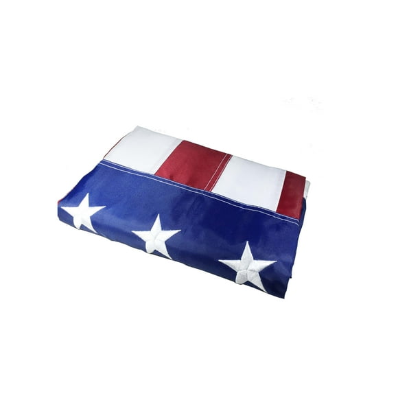 FixtureDisplays® US America Flag United State Flag W/ Embroidered Star 15919