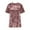Pink, variant on ZKCCNUK Summer Tops for Women Crew Neck Velvet Tops Short Sleeve T-Shirt Casual Fashion Blouse