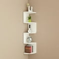 thumbnail image 2 of Shoreew Multi-layer Wall Shelves High Stability Strong Load-bearing Simple Installation Easy to Clean Floating Shelves Corner Bookshelves, 2 of 6