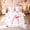 White Pink A, variant on meiyoeat Cherry Letter T Full Size Bedding Sets for Girls, Fruit Bow Full Size Bed in a Bag for Bedroom, Pink, Pink Reversible, 7pcs