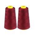 thumbnail image 2 of Last Chance 2Pc Sewing Thread,2-Pack Of 2300 Yards Of Colored Polyester Sewing Thread, Burgundy,Household Color Polyester Sewing Thread Pagoda Thread 2Pc 2300 Yards, 2 of 4
