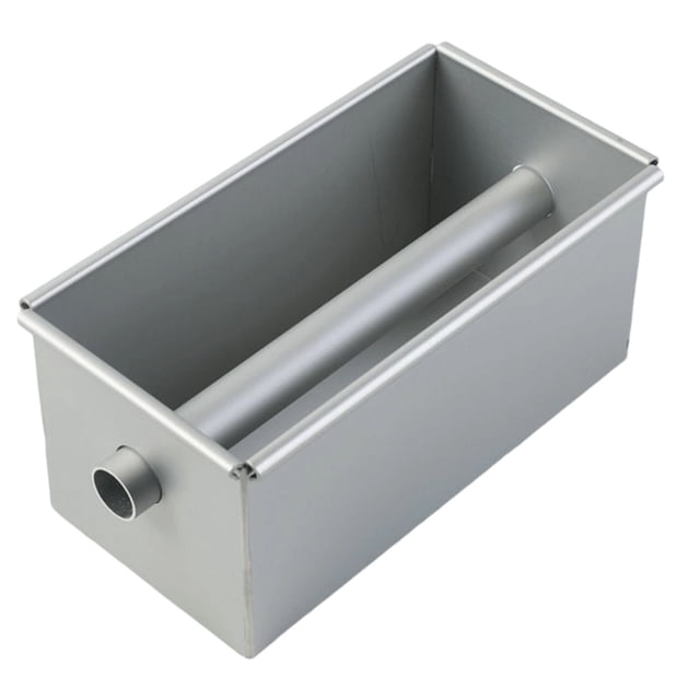TIELUTT Aluminum Alloy Loaf Pan with Center Tube Non Stick Bread Baking Pan for Cake for Bakeware with Lids for Oven Bakeware Organizer Baking Sheets for Oven with Rack Bakeware with Lids Bake Ware. S