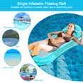 thumbnail image 4 of Hamaca inflable de PVC, colchón de aire inflable plegable, portátil para piscina de verano Hugtrwg  Para estrenar, 4 of 7