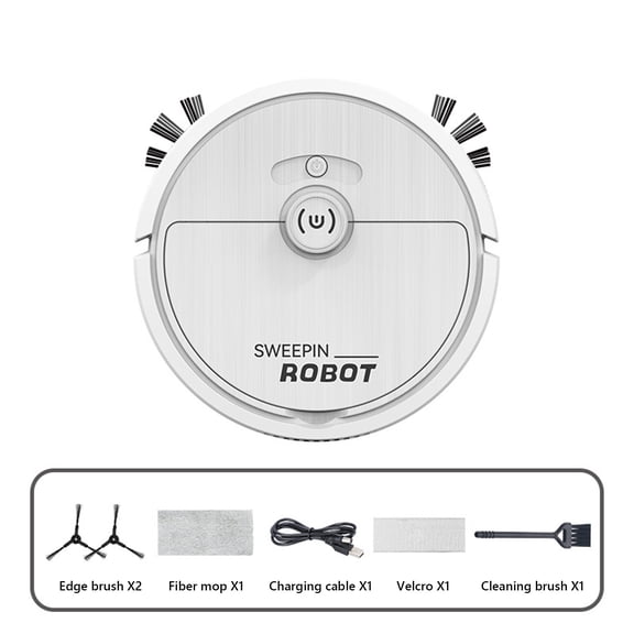 RnemiTe-amo Robot Vacuum and Mop Combo,Sweeping Robot USB Charging Sweeping Mopping Suction Three In One Vacuum Cleaner Household Gifts Small Appliances Ideal for Pet Hair